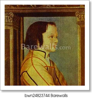 Portrait of a Boy with Chestnut Hair by Ambrosius Holbein, Art Print Portrait of a Boy with Chestnut Hair by Ambrosius Holbein, Art Print
