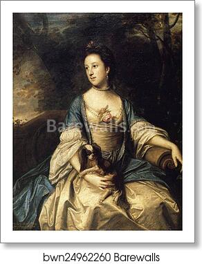 Caroline, Duchess of Marlborough by Sir Joshua Reynolds, Art Print
