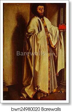 St. Bartholomew by Konrad Witz, Art Print
