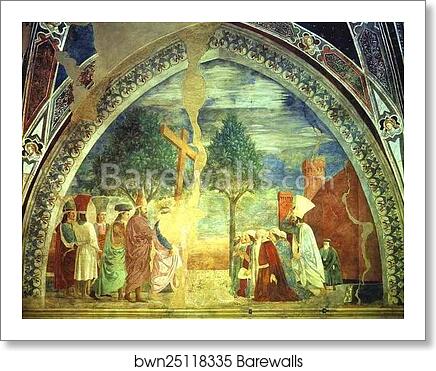 Legend of the True Cross: Exaltation of the Cross by Piero Della Francesca, Art Print Legend of the True Cross: Exaltation of the Cross by Piero Della Francesca, Art Print