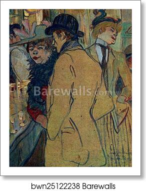 Alfred la Guigne by Henri De Toulouse-Lautrec, Art Print