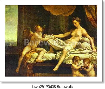 Danae by Correggio, Art Print