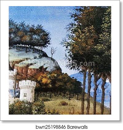 Les tr�s riches heures du Duc de Berry. November. Detail by Limbourg Brothers, Art Print Les tr�s riches heures du Duc de Berry. November. Detail by Limbourg Brothers, Art Print
