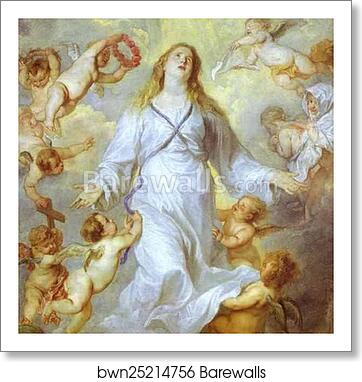 The Assumption of the Virgin by Sir Anthony Van Dyck, Art Print The Assumption of the Virgin by Sir Anthony Van Dyck, Art Print