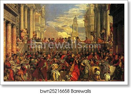 The Marriage Feast at Cana by Paolo Veronese, Art Print