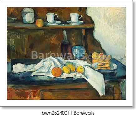 The Buffet by Paul Cézanne, Art Print