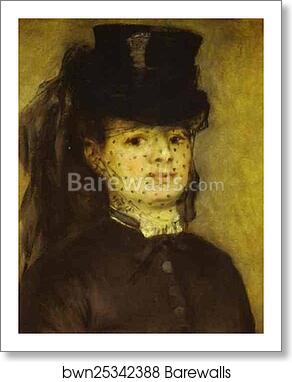 Portrait of Mme. Darras by Pierre-Auguste Renoir, Art Print