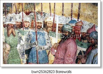 The Beheading of St. George. Detail by Altichiero Da Zevio, Art Print
