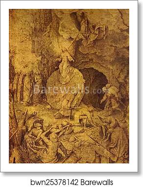 The Resurrection of Christ by Pieter Bruegel The Elder, Art Print