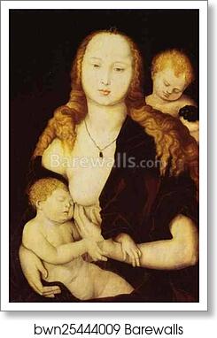 Virgin and Child by Hans Baldung, Called Grien, Art Print