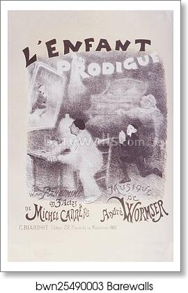 La pantomime "l'Enfant prodigue". Le Retour de l'Enfant Prodigue. (Acte III, Scène V.) by Adolphe Willette, Art Print La pantomime "l'Enfant prodigue". Le Retour de l'Enfant Prodigue. (Acte III, Scène V.) by Adolphe Willette, Art Print