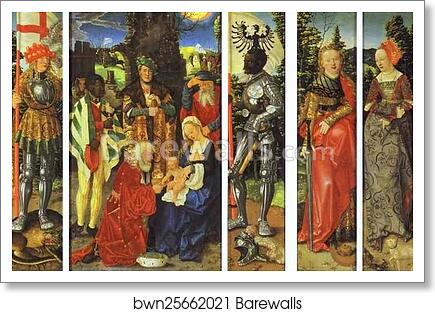 The Three Kings Altarpiece by Hans Baldung, Called Grien, Art Print The Three Kings Altarpiece by Hans Baldung, Called Grien, Art Print