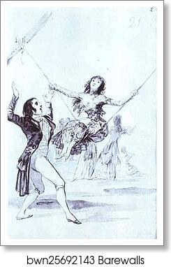 The Swing by Francisco De Goya Y Lucientes, Art Print
