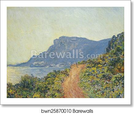 La Corniche near Monaco by Claude Monet, Art Print