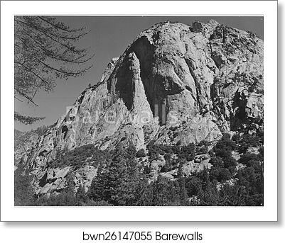 North Dome, Kings River Canyon, Kings River Canyon (Proposed as a national park), California, 1936. Photographs of National Parks and Monuments, compiled 1941 - 1942, documenting the period ca. 1933 - 1942 by Ansel Adams (1902-1984), Art Print North Dome, Kings River Canyon, Kings River Canyon (Proposed as a national park), California, 1936. Photographs of National Parks and Monuments, compiled 1941 - 1942, documenting the period ca. 1933 - 1942 by Ansel Adams (1902-1984), Art Print