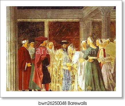 Legend of the True Cross: the Queen of Sheba Meeting with Solomon by Piero Della Francesca, Art Print Legend of the True Cross: the Queen of Sheba Meeting with Solomon by Piero Della Francesca, Art Print