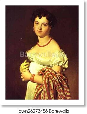 Portrait of Madame Panckoucke by Jean-Auguste-Dominique Ingres, Art Print Portrait of Madame Panckoucke by Jean-Auguste-Dominique Ingres, Art Print