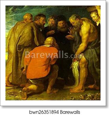 St. Peter Finding the Tribute Money by Peter Paul Rubens, Art Print