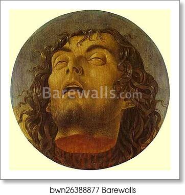 Head of St. John the Baptist by Giovanni Bellini, Art Print