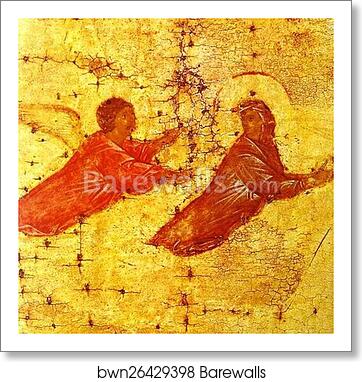 The Crucifixion. Detail by Dionisii (Dionysius), Art Print