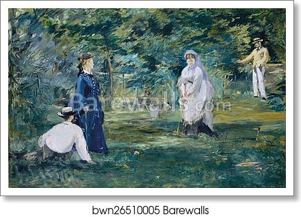 A Game of Croquet by Édouard Manet, Art Print