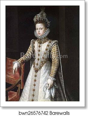 Portrait of the Infanta Isabella Clara Eugenia by Sofonisba Anguissola, Art Print