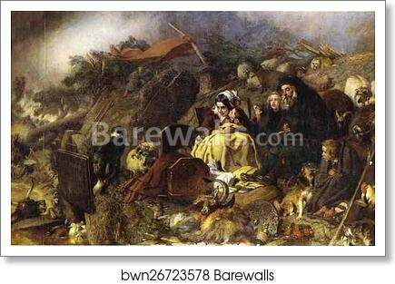 Flood in the Highlands by Sir Edwin Landseer, Art Print