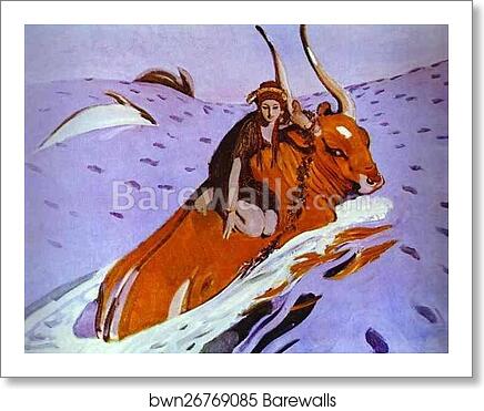 The Rape of Europe by Valentin Serov, Art Print