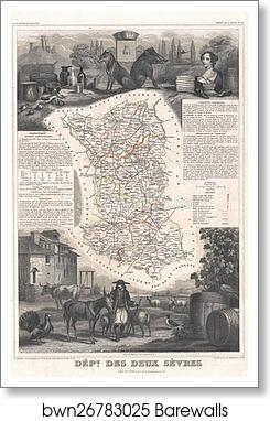 Dept. des Deux Sevres by Victor Jules Levasseur, Art Print