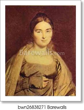 Portrait of Madame Ingres by Jean-Auguste-Dominique Ingres, Art Print Portrait of Madame Ingres by Jean-Auguste-Dominique Ingres, Art Print