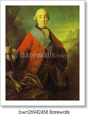 Portrait of Great Duke Peter Fedorovich, Later Emperor Peter III by Fedor Rokotov, Art Print Portrait of Great Duke Peter Fedorovich, Later Emperor Peter III by Fedor Rokotov, Art Print