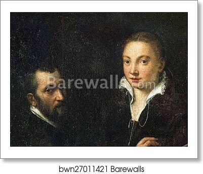 Bernardino Campi Painting Sofonisba Anguissola. Detail by Sofonisba Anguissola, Art Print Bernardino Campi Painting Sofonisba Anguissola. Detail by Sofonisba Anguissola, Art Print