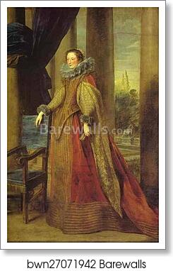 Presumed Portrait of the Marchesa Geronima Spinola-Doria of Genoa by Sir Anthony Van Dyck, Art Print Presumed Portrait of the Marchesa Geronima Spinola-Doria of Genoa by Sir Anthony Van Dyck, Art Print