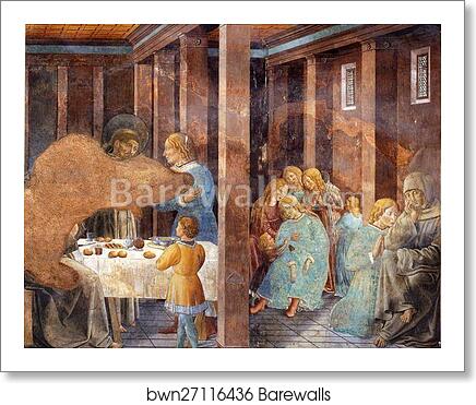 Death of the Knight of Celano by Benozzo Gozzoli, Art Print