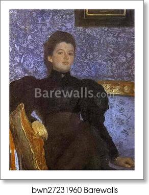 Portrait of Countess Varvara Musina-Pushkina by Valentin Serov, Art Print