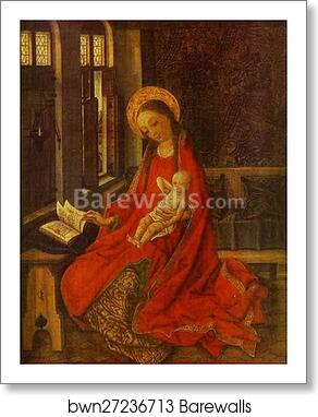 The Virgin with Infant by Martin Schongauer, Art Print