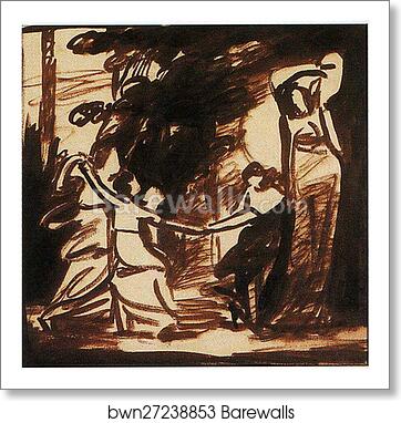 Study for 'The Levenson-Gower Children' by George Romney, Art Print Study for 'The Levenson-Gower Children' by George Romney, Art Print