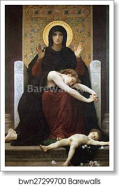 Virgin of Consolation by William-Adolphe Bouguereau, Art Print
