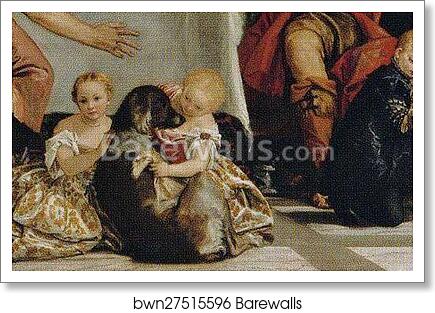 Supper at Emmaus. Detail by Paolo Veronese, Art Print