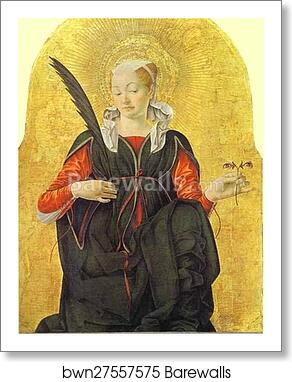 St. Lucy by Francesco Del Cossa, Art Print