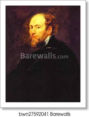 Self-Portrait without a Hat by Peter Paul Rubens, Art Print