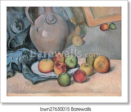 Stoneware Pitcher by Paul Cézanne, Art Print