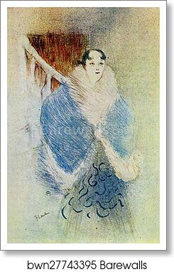 Elsa La Viennoise by Henri De Toulouse-Lautrec, Art Print