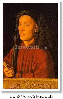 Portrait of a Young Man by Jan Van Eyck, Art Print