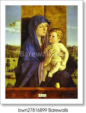 Madonna and Child by Giovanni Bellini, Art Print