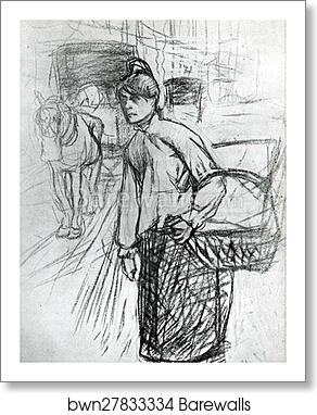 The Laundress by Henri De Toulouse-Lautrec, Art Print