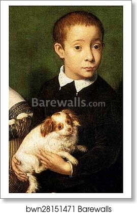 Portrait of Three Children. Detail by Sofonisba Anguissola, Art Print Portrait of Three Children. Detail by Sofonisba Anguissola, Art Print