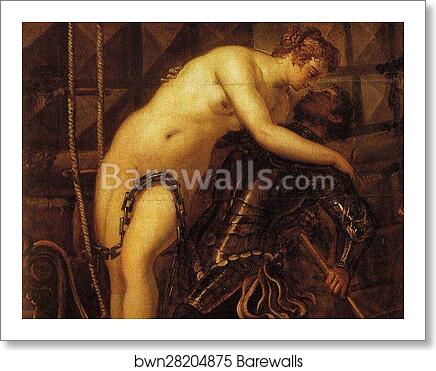 The Rescue of Arsinoe. Detail by Jacopo Robusti, Called Tintoretto, Art Print