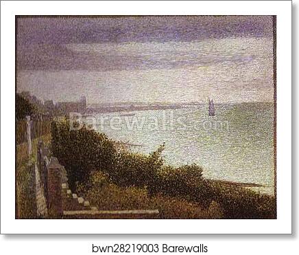 Grandcamp, Evening by Georges Seurat, Art Print