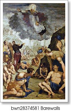 Saint Augustine Healing the Lame by Jacopo Robusti, Called Tintoretto, Art Print Saint Augustine Healing the Lame by Jacopo Robusti, Called Tintoretto, Art Print
